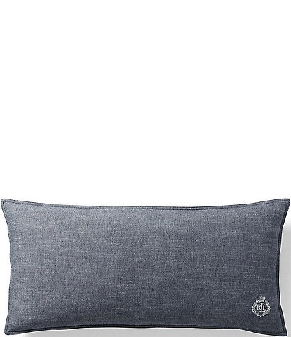 Lauren Ralph Lauren Barrington Embroidered Logo Throw Pillow