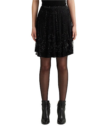 Dillards black 2025 sequin skirt