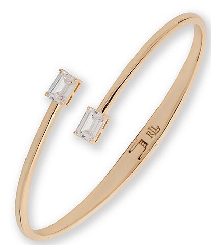 Lauren Ralph Lauren CZ Bypass Cuff Bracelet