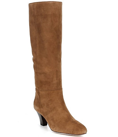 Lauren Ralph Lauren Emersyn Suede Heeled Tall Boots