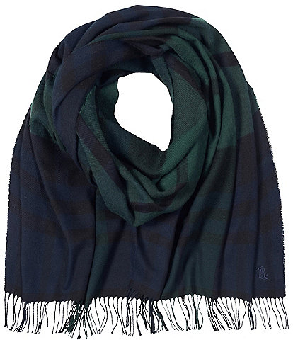 Lauren Ralph Lauren Exploded Plaid Scarf Wrap