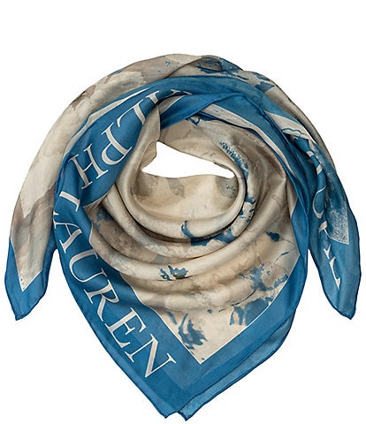 Lauren Ralph Lauren Floral Square Scarf