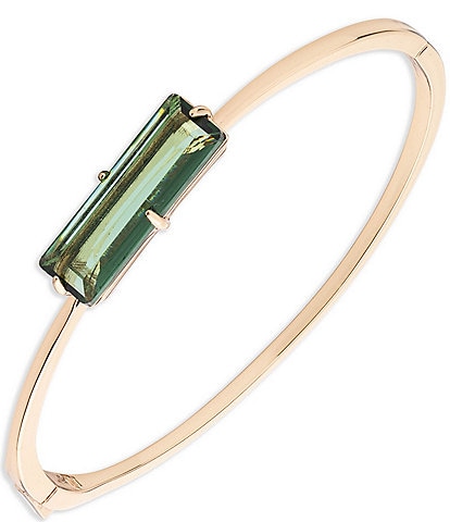 Lauren Ralph Lauren Gold Tone Baguette Bangle Bracelet