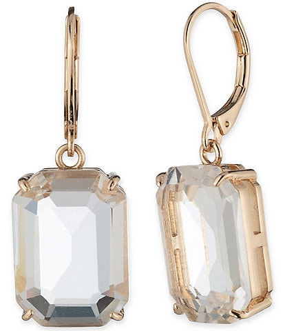 Lauren Ralph Lauren Gold Tone Stone Drop Earrings