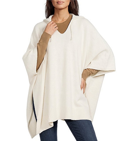 Lauren Ralph Lauren Hooded Wool Poncho