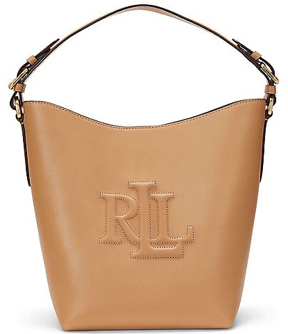 Lauren Ralph Lauren Medium Witley Leather Bucket Bag