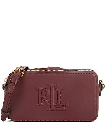 Lauren Ralph Lauren Leather Medium Witley Crossbody Wristlet