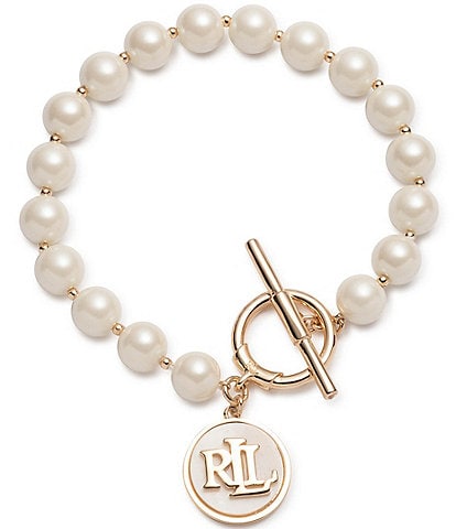 Lauren Ralph Lauren LRL Pearl Flex Line Bracelet