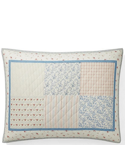 Lauren Ralph Lauren Marissa Patchwork Pattern Reversible Sham