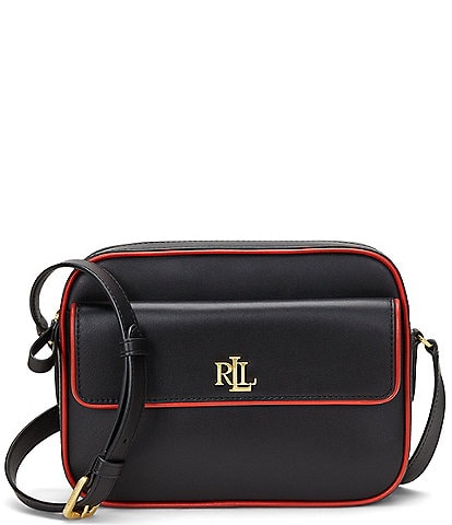 Lauren Ralph Lauren Medium Contrast Trim Marcy Crossbody Bag