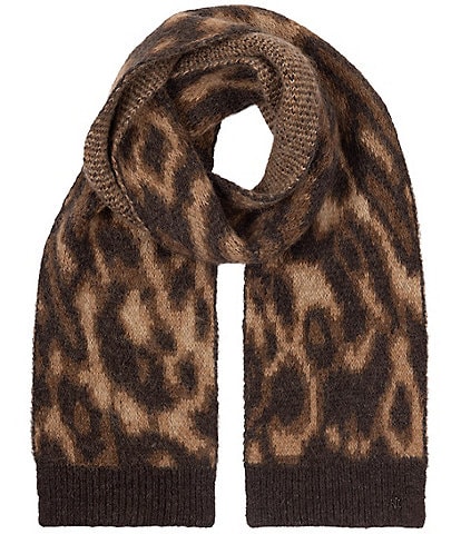 Lauren Ralph Lauren Ocelot Pattern Mini Oblong Scarf