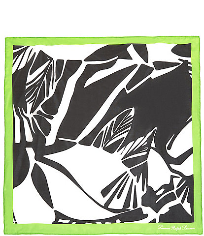 Lauren Ralph Lauren Olivia Floral Graphic Square Scarf