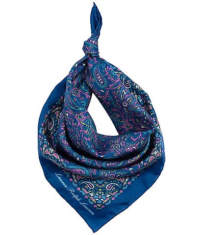 Lauren Ralph Lauren Paisley Square Scarf