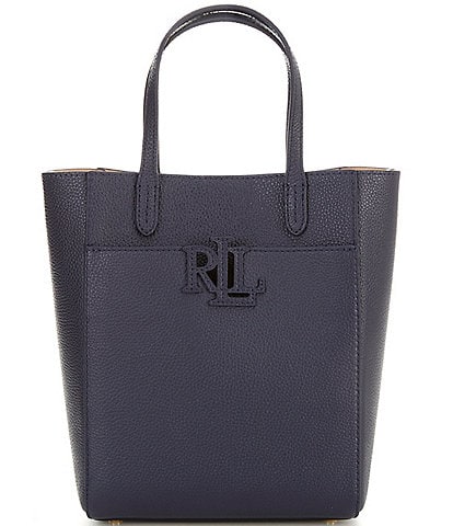 Lauren Ralph Lauren Pebbled Leather Small Cameryn Tote Bag