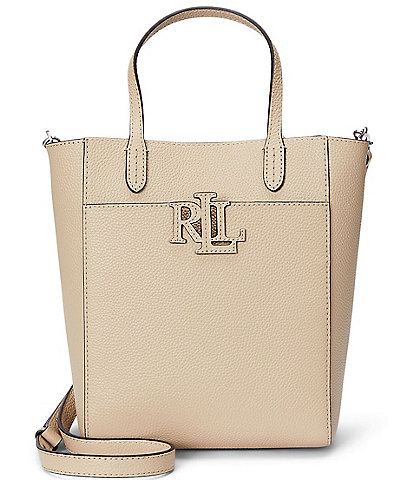 Lauren Ralph Lauren Cameryn Pebbled Leather Small Tote Bag