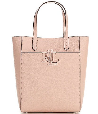 Lauren Ralph Lauren Cameryn Pebbled Leather Small Tote Bag