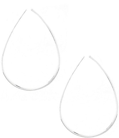 Lauren Ralph Lauren Silver Metal Threader Earrings