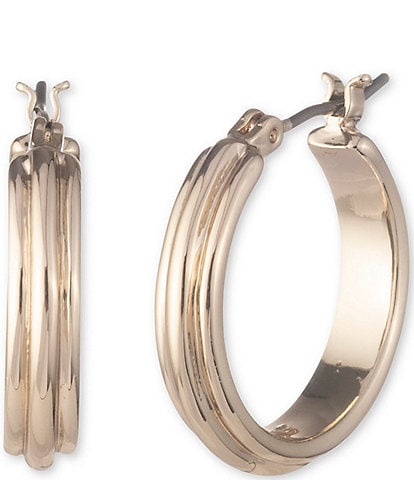 Lauren Ralph Lauren Interlocking Hoop Earrings | Dillard's
