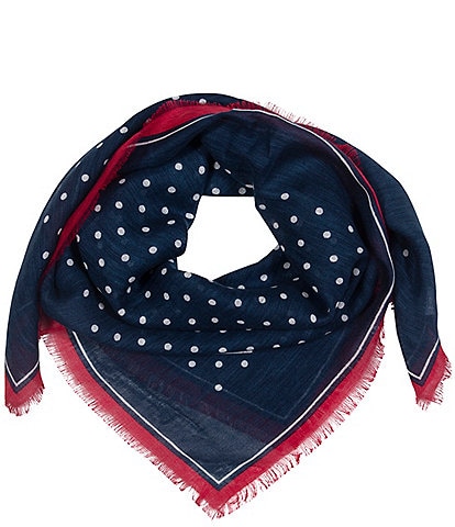 Lauren Ralph Lauren Spring Dot Square Scarf