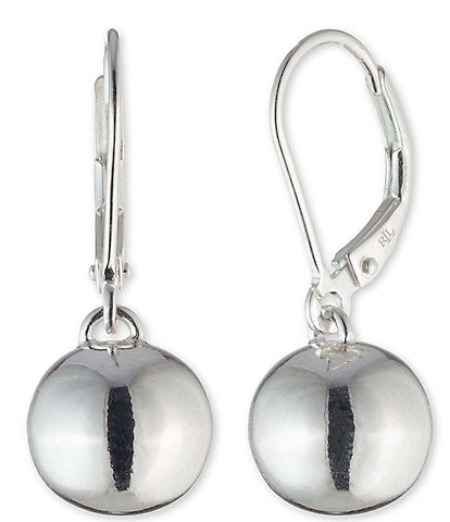 Lauren Ralph Lauren Sterling Silver Bead Drop Earrings
