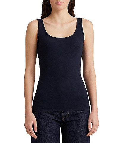 Lauren Ralph Lauren Stretch Cotton Tank Top