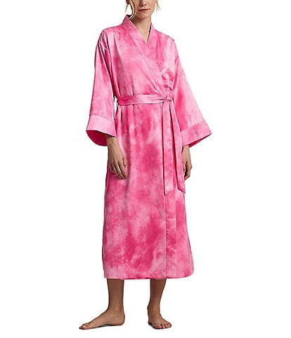 Lauren Ralph Lauren Tie Dye Print Kimono Long Robe