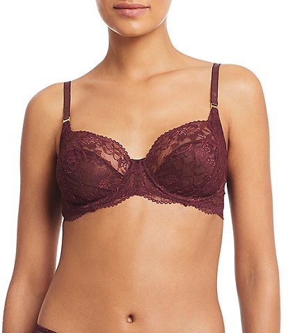 Lauren Ralph Lauren Unlined Full-Coverage Lace Bra