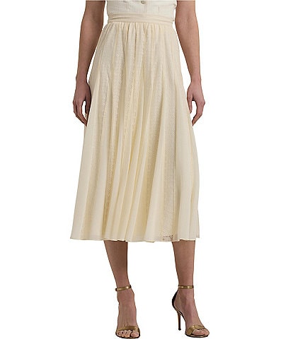 Lauren Ralph Lauren Vantrice Lace A-Line Midi Skirt