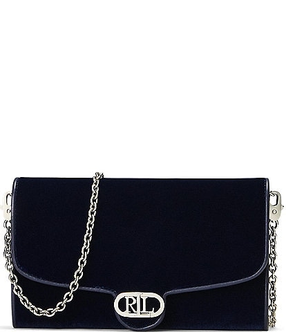 Lauren Ralph Lauren Velvet Medium Adair Crossbody Bag