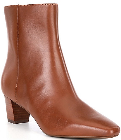 Lauren Ralph Lauren Willa Burnished Leather Booties