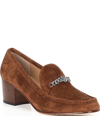 Lauren Ralph Lauren Winslet Suede Loafer Pumps