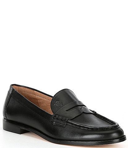 Lauren Ralph Lauren Wynnie Burnished Leather Loafers