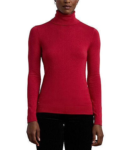 Lauren Ralph Lauren Silk-Blend Turtleneck Sweater