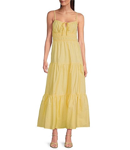 Layered With Love Poplin Scoop Neck Sleeveless A-Line Maxi Dress