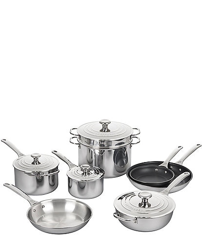 Le Creuset 12-Piece Stainless Steel Cookware Set