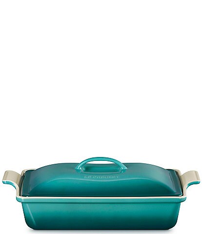 Le Creuset 4-Quart Heritage Covered Rectangular Casserole Dish