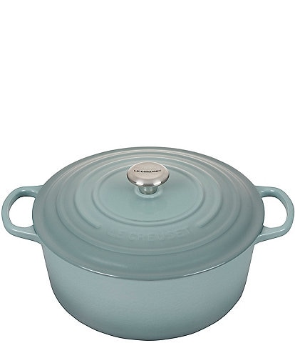 Le Creuset 9-Quart Signature Round Dutch Oven with Stainless Steel Handle