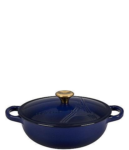 Le Creuset Eiffel Tower Collection Signature Cocotte with Gold Knob