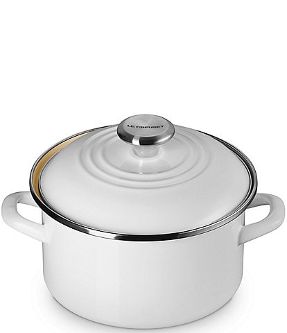 Le Creuset Enamel On Steel Petite Stockpot 3.8-Quart