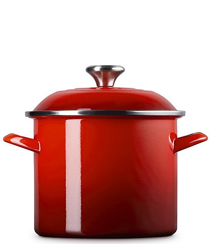 Le Creuset Enamel-On-Steel Stockpot With Stainless Steel Knob, 6 Qt.
