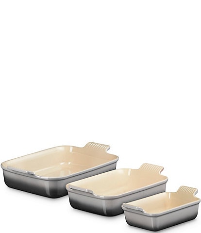 Le Creuset Heritage 3-Piece Rectangular Baking Dish Set