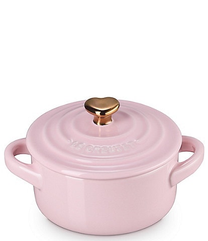 Le Creuset Mini L'Amour Collection Mini Round Cocotte With Gold Heart Knob