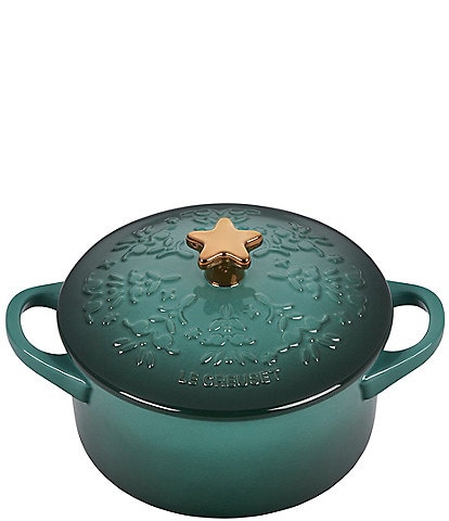 Le Creuset Noel Collection Mini Cocotte With Gold Star Knob