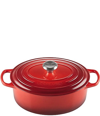 Le Creuset Signature 2.75-Quart Oval Enameled Cast Iron Dutch Oven with Stainless Steel Knob