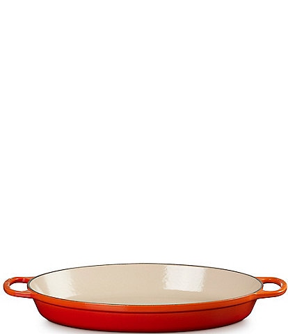 Le Creuset Signature 3-Quart Enameled Cast Iron Oval Baker with Loop Handles