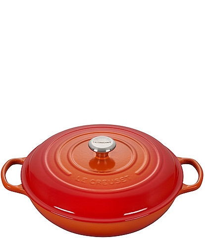 Le Creuset Signature 5-Qt Enameled Cast Iron Braiser with Stainless Steel Knob