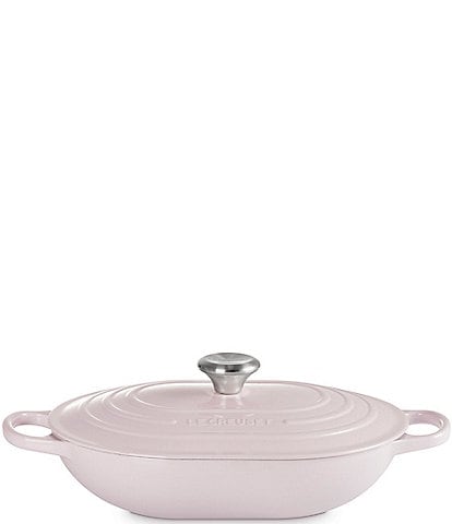 Le Creuset Signature Enameled Cast Iron Oblong Dutch Oven with Lid, 3.75-qt
