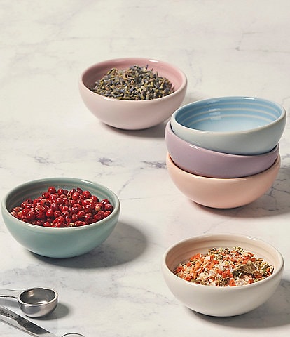 Le Creuset Stoneware Pinch Bowls, Set of 6
