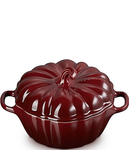 Le Creuset Stoneware Pumpkin Mini Cocotte, 12 oz.