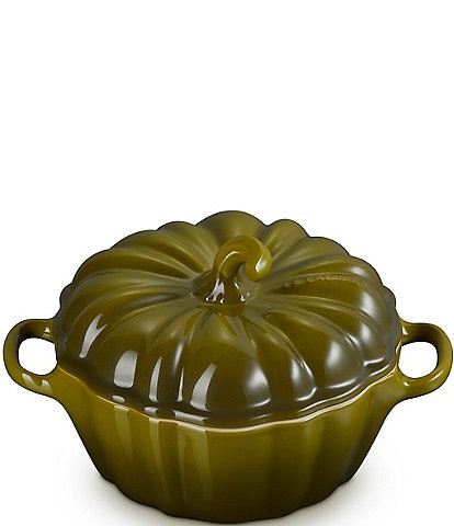 Le Creuset Stoneware Pumpkin Mini Cocotte, 12 oz.